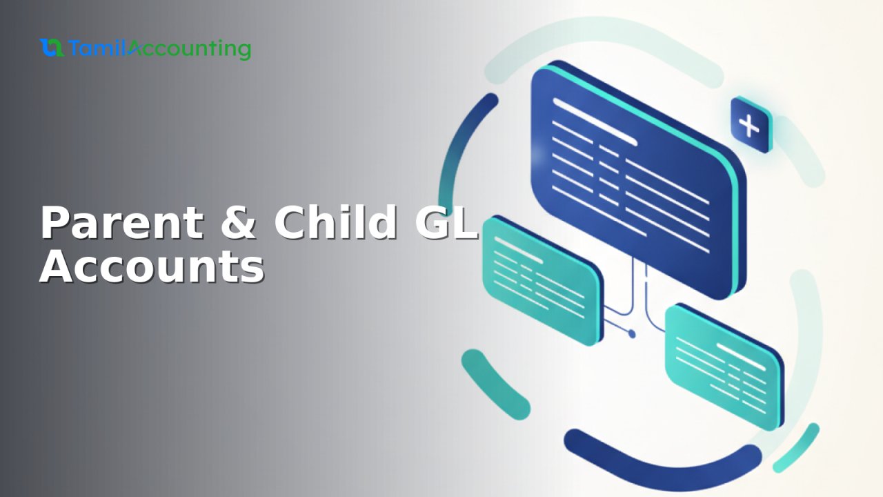 Parent and Child GL Accounts: Grouped Trial Balance, Balance Sheet & P&L