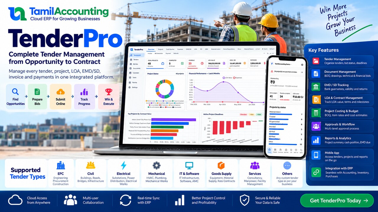 TenderPro: Run Every Government Tender From Bid to Handover